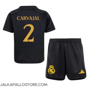 Real Madrid Daniel Carvajal #2 Kolmaspaita Lapsille 2023-24 Lyhythihainen (+ shortsit)